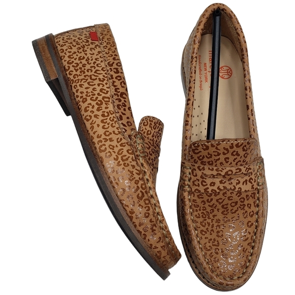 Marc Joseph Other - Marc Joseph | NIB East Village Leopard Nobuck Classic Leather Loafers Girl 2.5